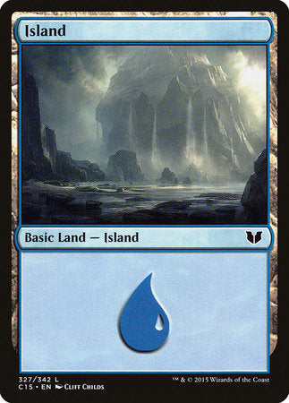 Island (327) [Commander 2015] | Exor Games Bridgewater