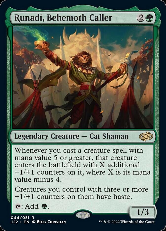 Runadi, Behemoth Caller [Jumpstart 2022] | Exor Games Bridgewater