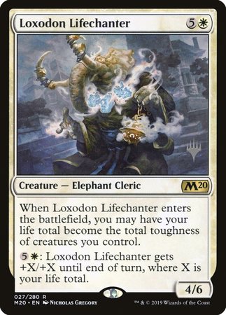 Loxodon Lifechanter [Core Set 2020 Promos] | Exor Games Bridgewater