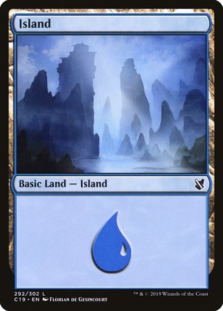 Island (292) [Commander 2019] | Exor Games Bridgewater