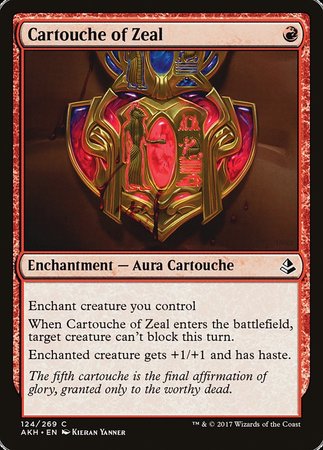 Cartouche of Zeal [Amonkhet] | Exor Games Bridgewater