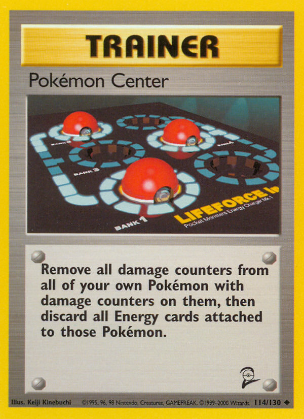 Pokemon Center (114/130) [Base Set 2] | Exor Games Bridgewater