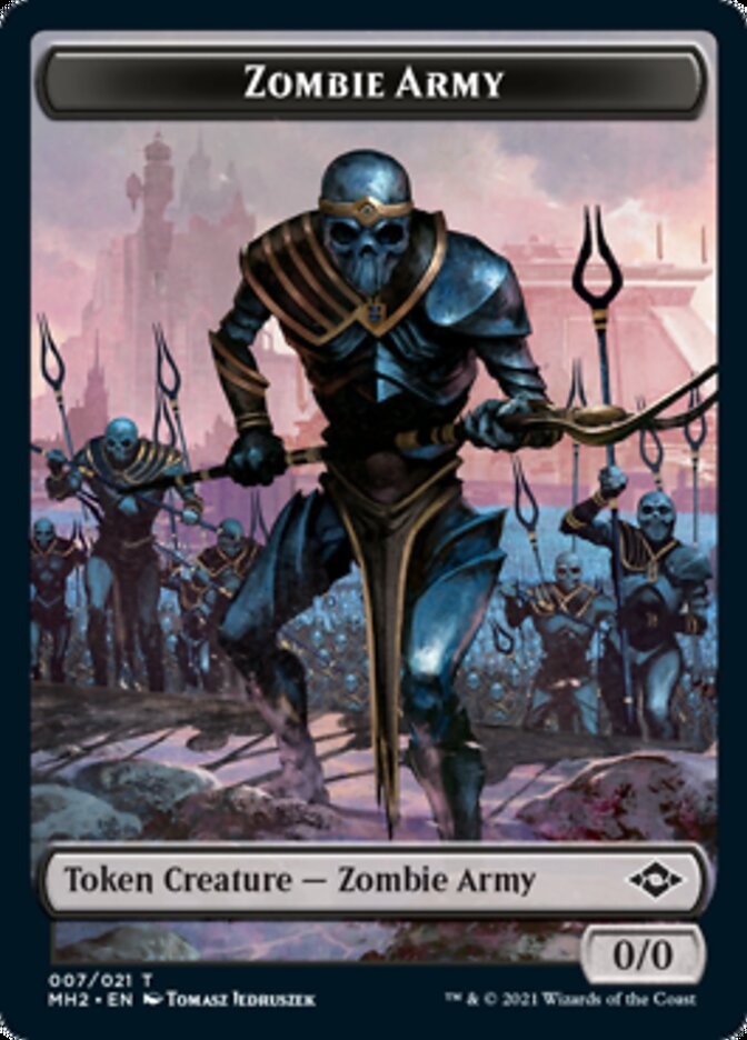 Zombie Army Token [Modern Horizons 2 Tokens] | Exor Games Bridgewater