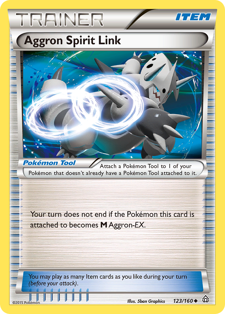 Aggron Spirit Link (123/160) [XY: Primal Clash] | Exor Games Bridgewater