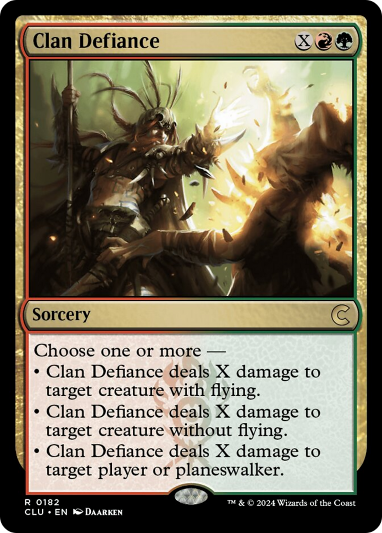 Clan Defiance [Ravnica: Clue Edition] | Exor Games Bridgewater