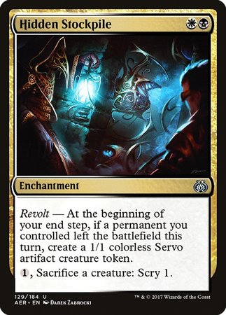 Hidden Stockpile [Aether Revolt] | Exor Games Bridgewater