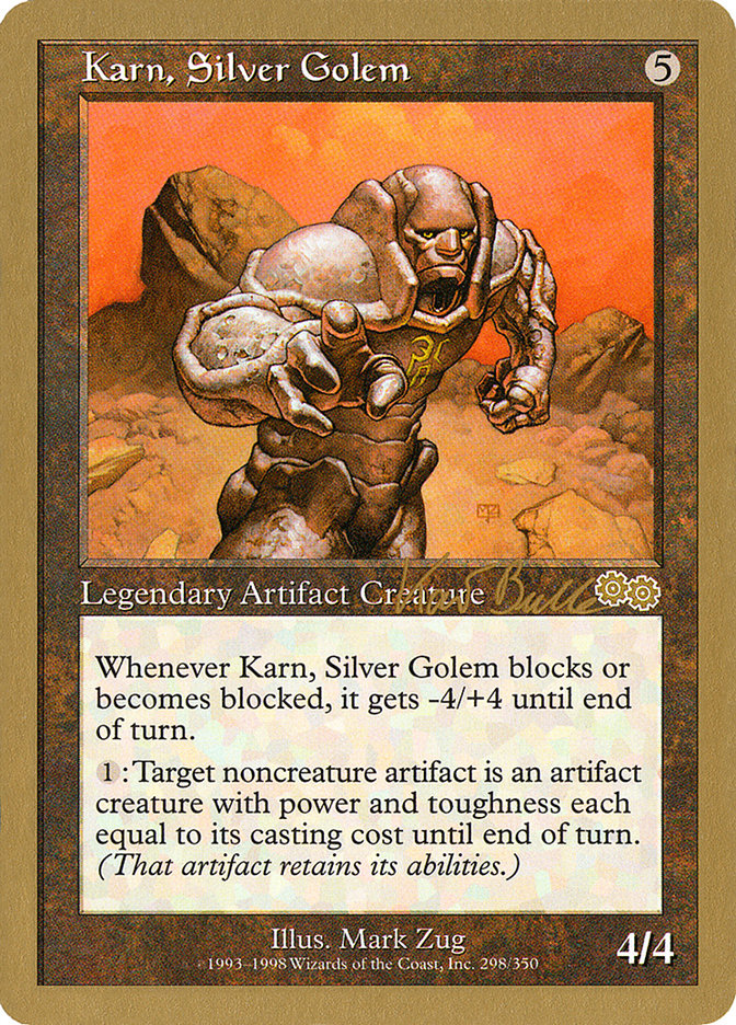 Karn, Silver Golem (Kai Budde) [World Championship Decks 1999] | Exor Games Bridgewater