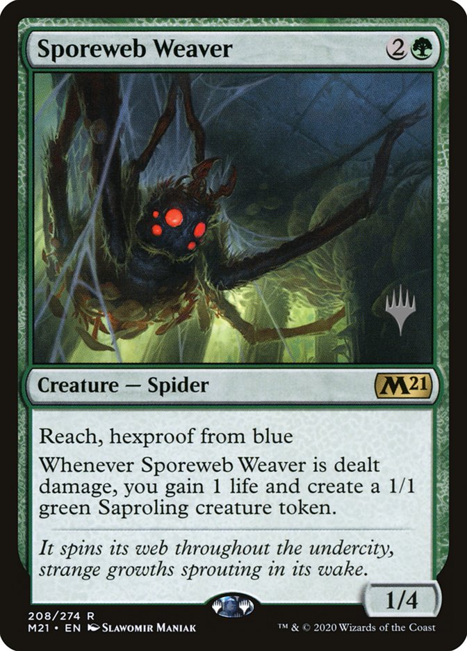 Sporeweb Weaver (Promo Pack) [Core Set 2021 Promos] | Exor Games Bridgewater