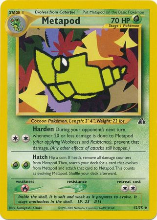 Metapod (42/75) [Neo Discovery Unlimited] | Exor Games Bridgewater