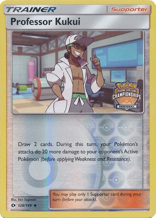 Professor Kukui (128/149) (Regional Championship Promo) [Sun & Moon: Base Set] | Exor Games Bridgewater