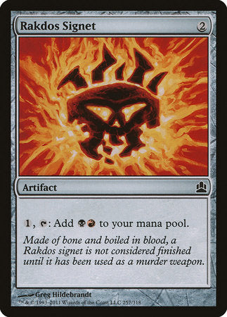 Rakdos Signet [Commander 2011] | Exor Games Bridgewater