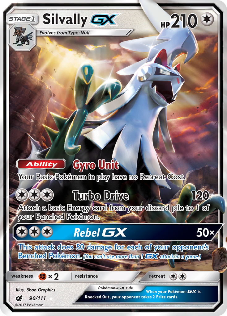 Silvally GX (90/111) [Sun & Moon: Crimson Invasion] | Exor Games Bridgewater