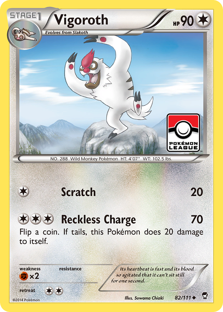 Vigoroth (82/111) [XY: Furious Fists] | Exor Games Bridgewater