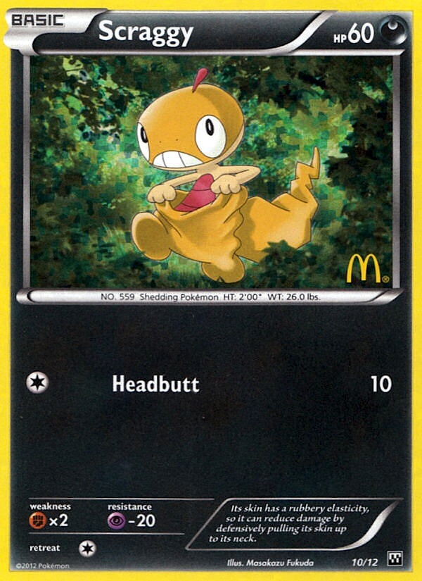 Scraggy (10/12) [McDonald's Promos: 2012 Collection] | Exor Games Bridgewater