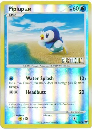 Piplup (71/100) [Burger King Promos: 2009 Collection] | Exor Games Bridgewater