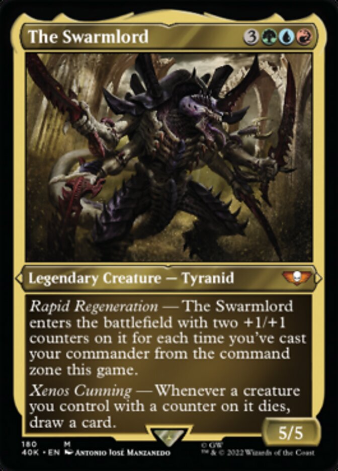 The Swarmlord (Display Commander) (Surge Foil) [Warhammer 40,000] | Exor Games Bridgewater