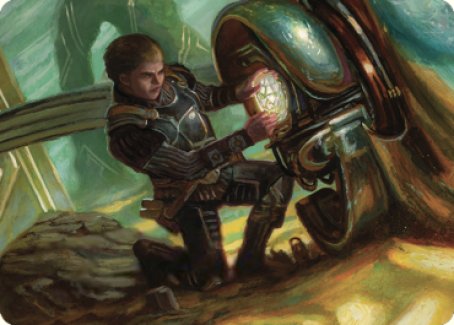 Urza, Powerstone Prodigy Art Card [The Brothers' War Art Series] | Exor Games Bridgewater