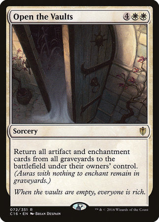 Open the Vaults [Commander 2016] | Exor Games Bridgewater
