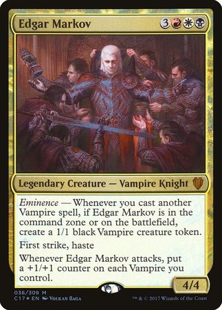 Edgar Markov [Commander 2017] | Exor Games Bridgewater