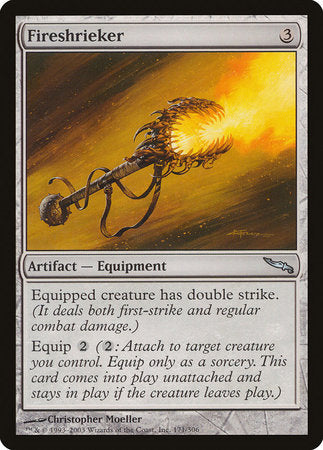 Fireshrieker [Mirrodin] | Exor Games Bridgewater