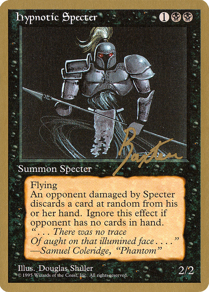 Hypnotic Specter (George Baxter) [Pro Tour Collector Set] | Exor Games Bridgewater