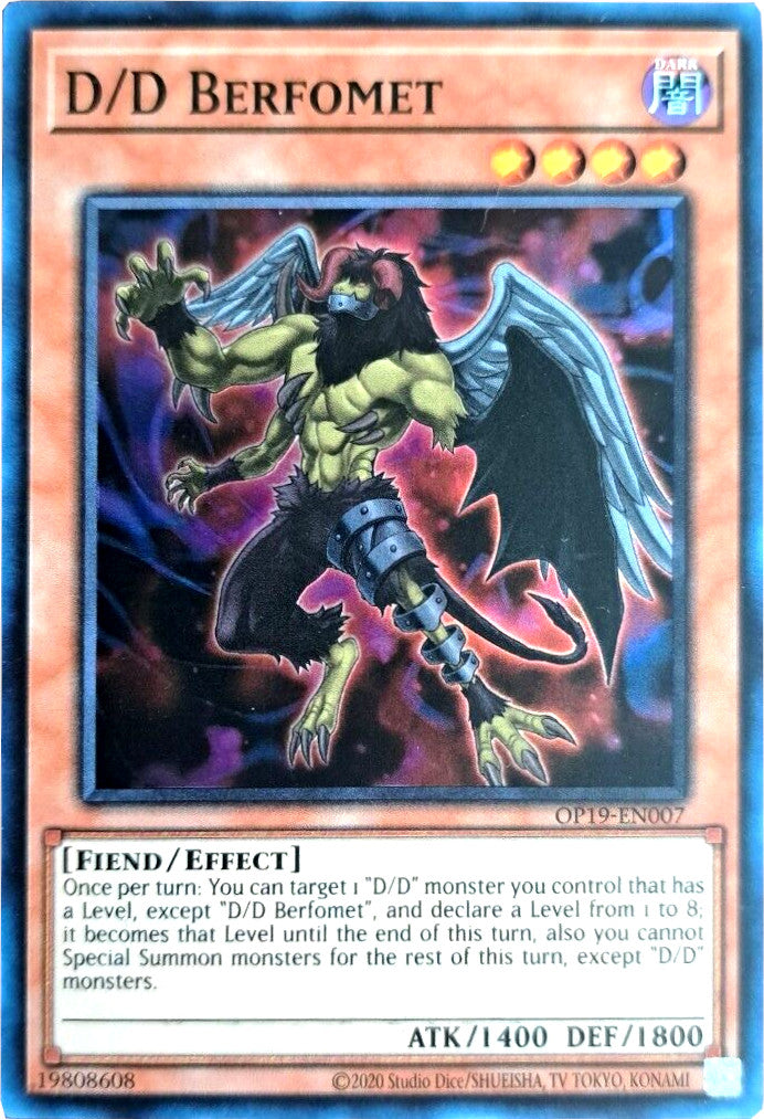 D/D Berfomet [OP19-EN007] Super Rare | Exor Games Bridgewater