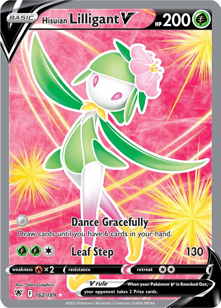 Hisuian Lilligant V (162/189) [Sword & Shield: Astral Radiance] | Exor Games Bridgewater