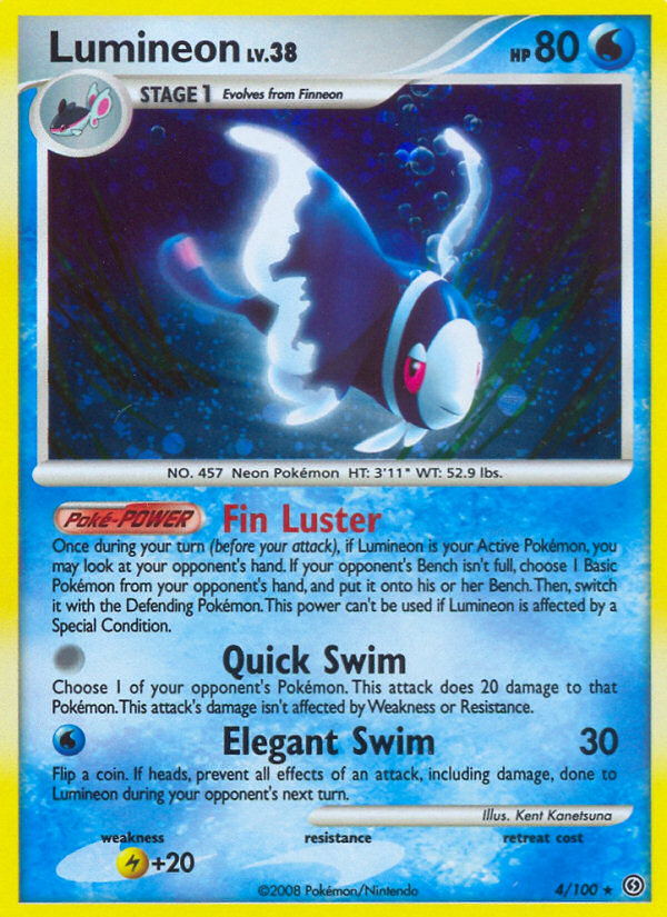 Lumineon (4/100) [Diamond & Pearl: Stormfront] | Exor Games Bridgewater