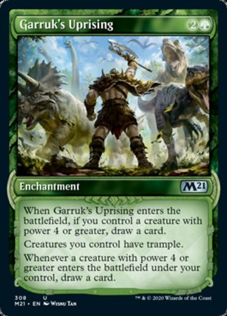 Garruk's Uprising (Showcase) [Core Set 2021] | Exor Games Bridgewater