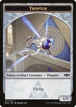 Thopter Token [Ravnica Allegiance Tokens] | Exor Games Bridgewater