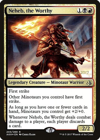 Neheb, the Worthy [Amonkhet Promos] | Exor Games Bridgewater