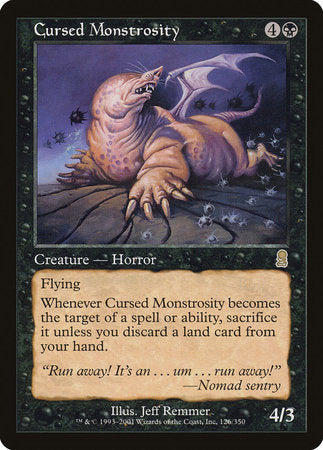 Cursed Monstrosity [Odyssey] | Exor Games Bridgewater