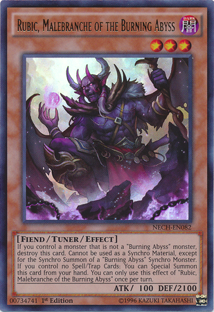 Rubic, Malebranche of the Burning Abyss [NECH-EN082] Ultra Rare | Exor Games Bridgewater