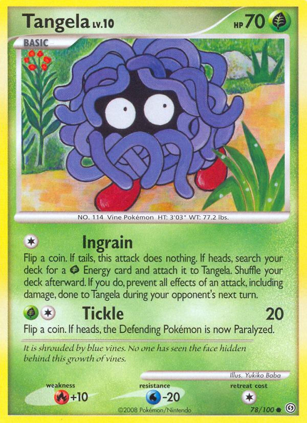 Tangela (78/100) [Diamond & Pearl: Stormfront] | Exor Games Bridgewater