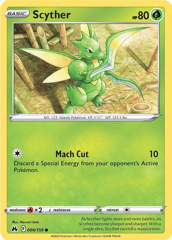 Scyther (006/159) [Sword & Shield: Crown Zenith] | Exor Games Bridgewater