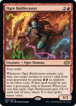 Ogre Battlecaster [Jumpstart 2022] | Exor Games Bridgewater