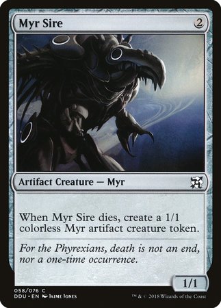 Myr Sire [Duel Decks: Elves vs. Inventors] | Exor Games Bridgewater