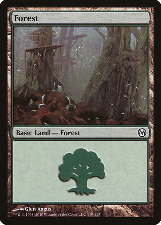 Forest (110) [Duels of the Planeswalkers] | Exor Games Bridgewater