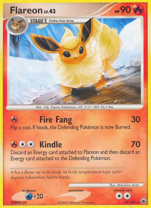 Flareon (19/100) [Diamond & Pearl: Majestic Dawn] | Exor Games Bridgewater