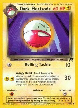 Dark Electrode (34/82) [Team Rocket Unlimited] | Exor Games Bridgewater