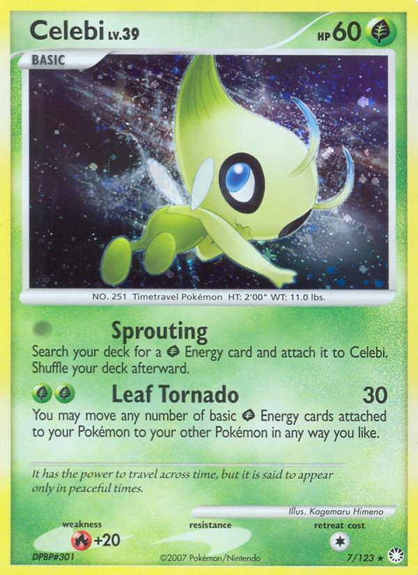 Celebi (7/123) [Diamond & Pearl: Mysterious Treasures] | Exor Games Bridgewater