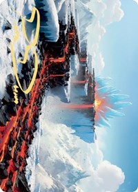 Surtland Frostpyre Art Card (Gold-Stamped Signature) [Kaldheim: Art Series] | Exor Games Bridgewater