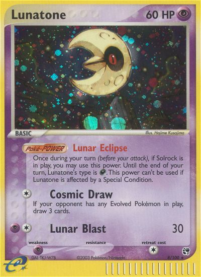 Lunatone (8/100) [EX: Sandstorm] | Exor Games Bridgewater