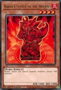 Barrier Statue of the Inferno [MAGO-EN113] Rare | Exor Games Bridgewater