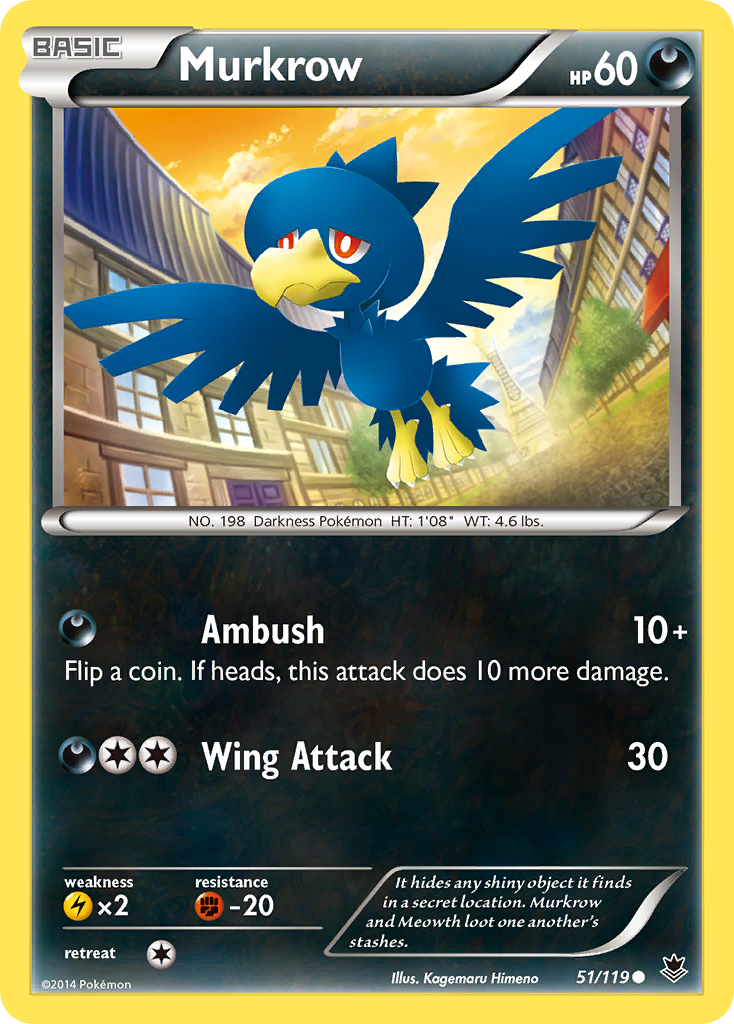 Murkrow (51/119) [XY: Phantom Forces] | Exor Games Bridgewater