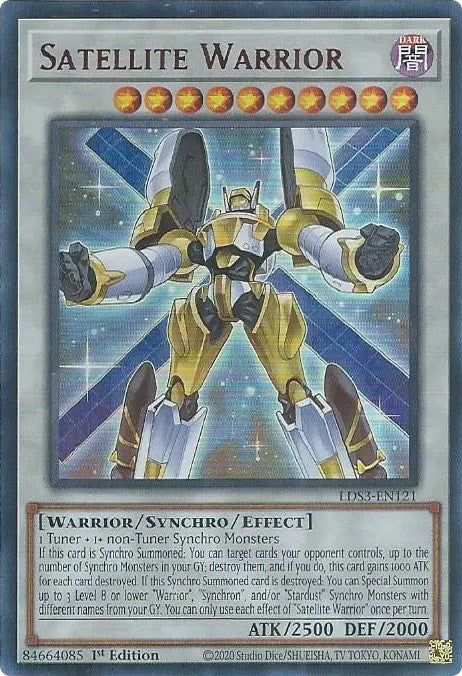 Satellite Warrior (Red) [LDS3-EN121] Ultra Rare | Exor Games Bridgewater