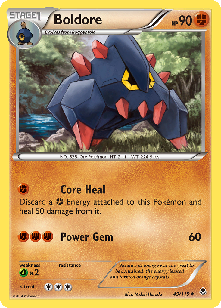 Boldore (49/119) [XY: Phantom Forces] | Exor Games Bridgewater