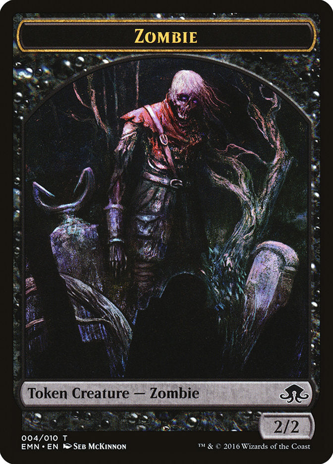 Zombie (004/010) [Eldritch Moon Tokens] | Exor Games Bridgewater