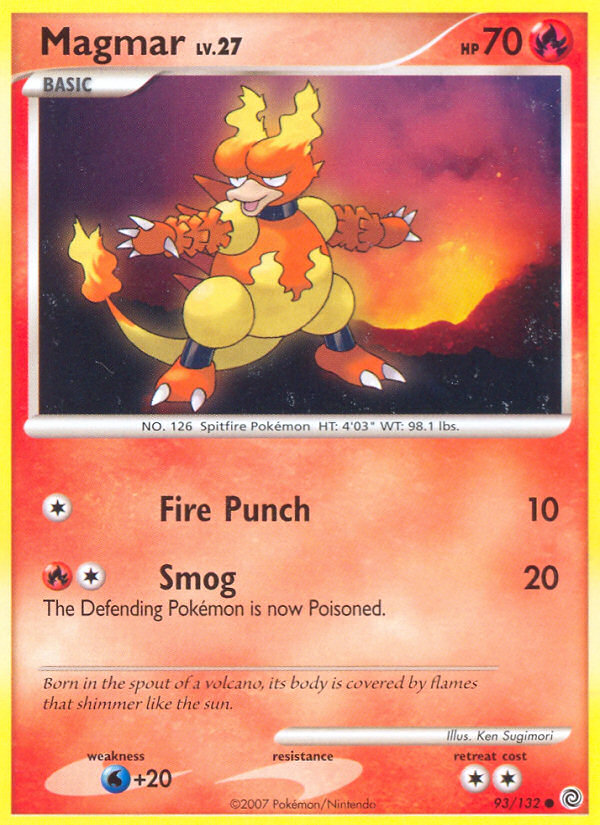 Magmar (93/132) [Diamond & Pearl: Secret Wonders] | Exor Games Bridgewater