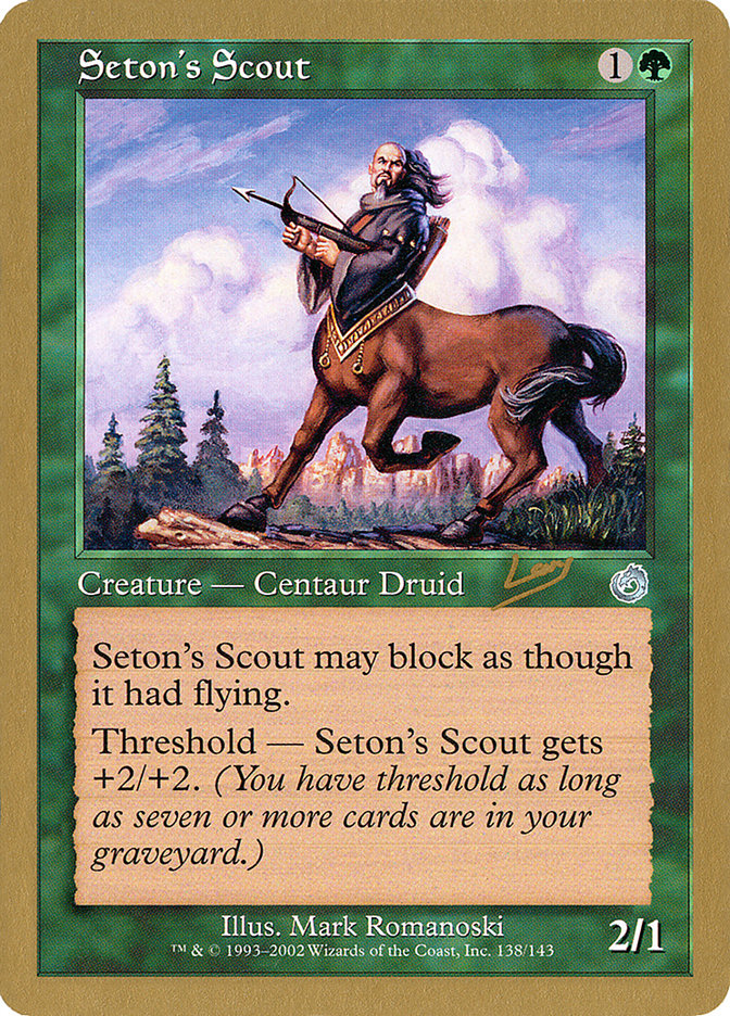 Seton's Scout (Raphael Levy) [World Championship Decks 2002] | Exor Games Bridgewater